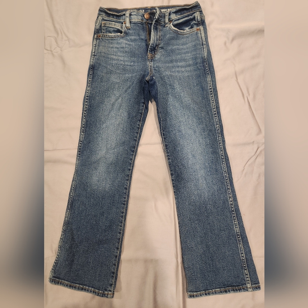 GAP Teen High Rise Vintage Boot Cut Jeans